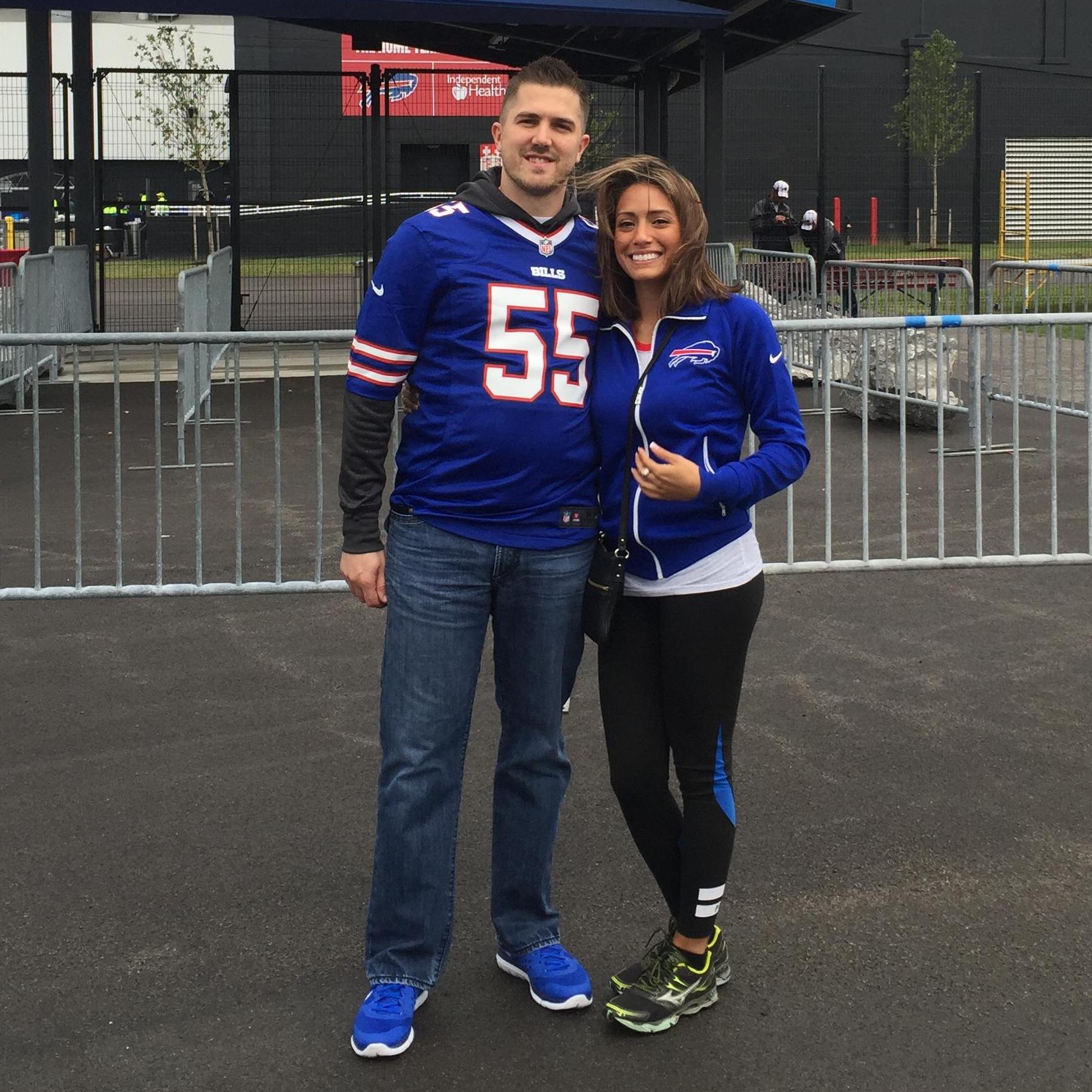 Our 1st Bills game in Buffalo together