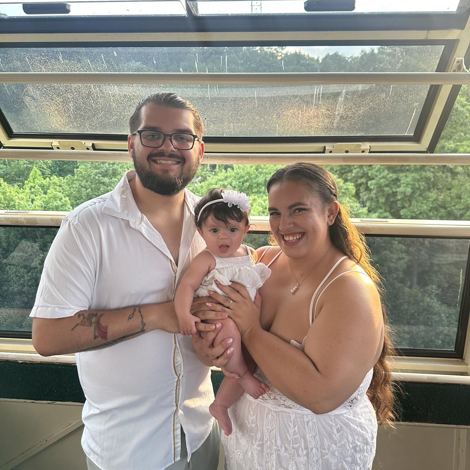 Our daughter, Jubilee, is very excited to be the flower girl on Mommy and Daddy’s big day!