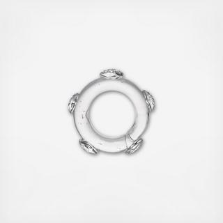 Berry Glass Napkin Ring, Set of 4