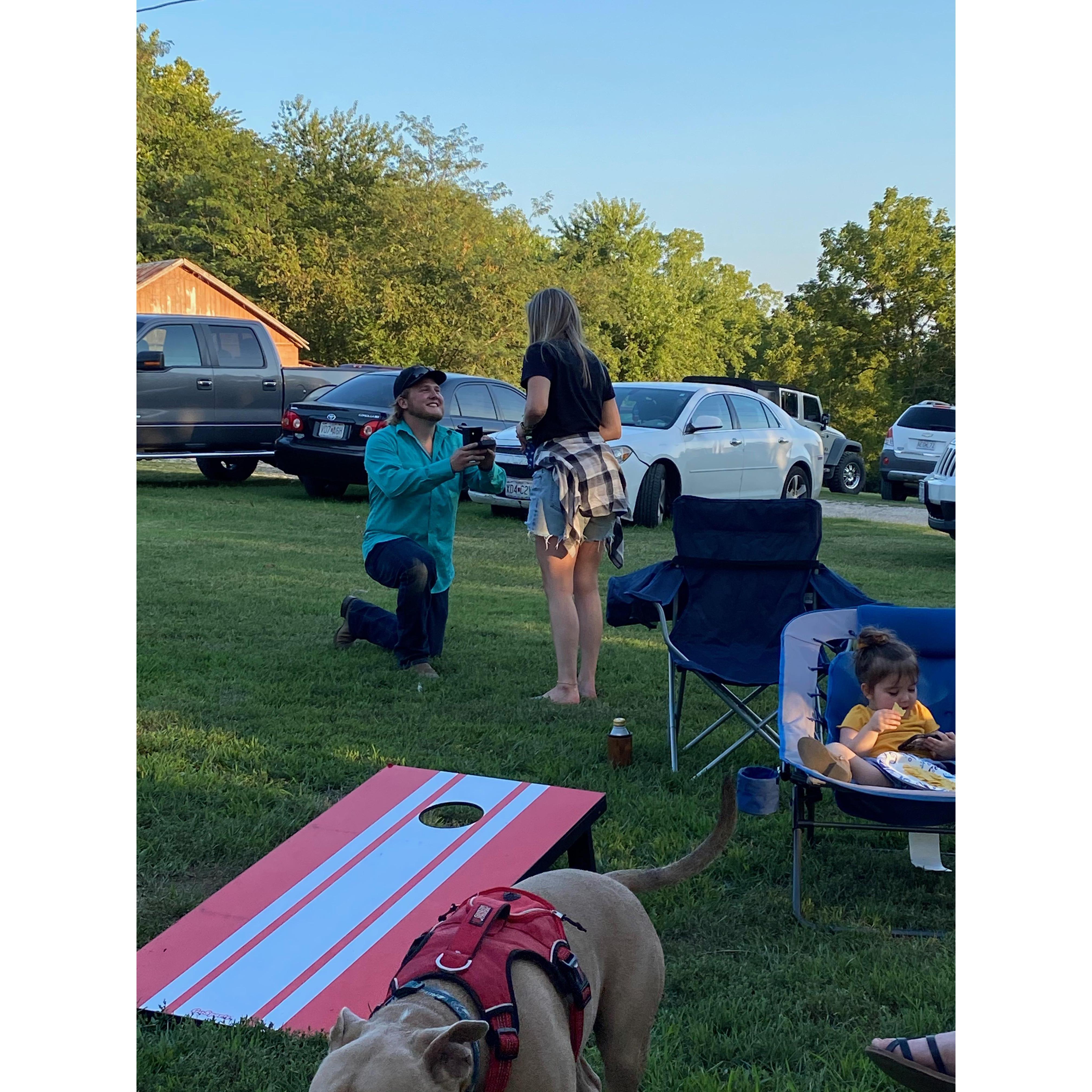 The proposal September 6th, 2020!!