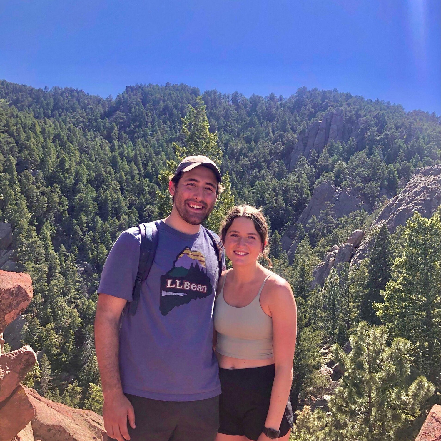 Robbie visiting me in Colorado