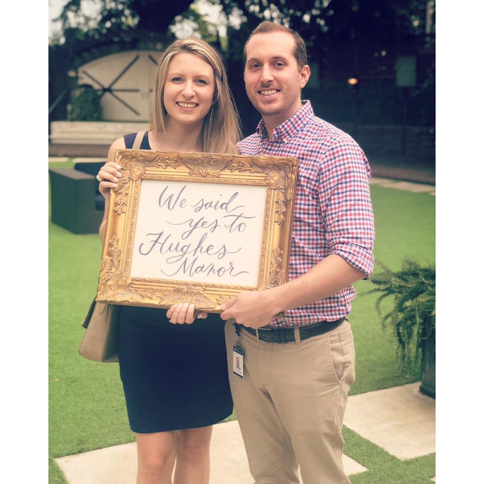 We cannot wait to have our reception here at Hughes Manor!