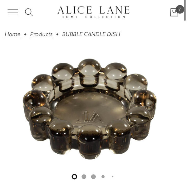 BUBBLE CANDLE DISH