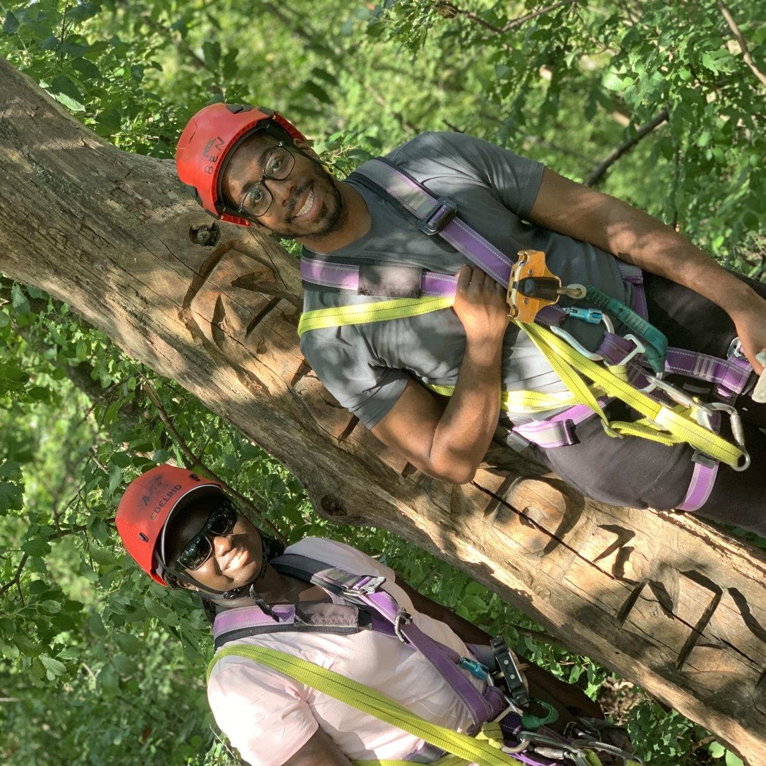 Zip lining in Lake Geneva