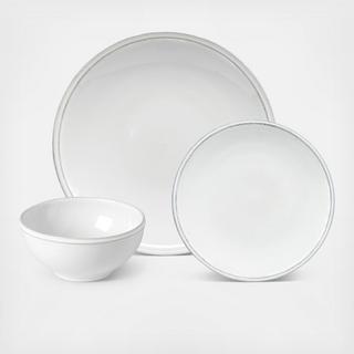 Friso 3-Piece Place Setting with Cereal Bowl, Service for 1