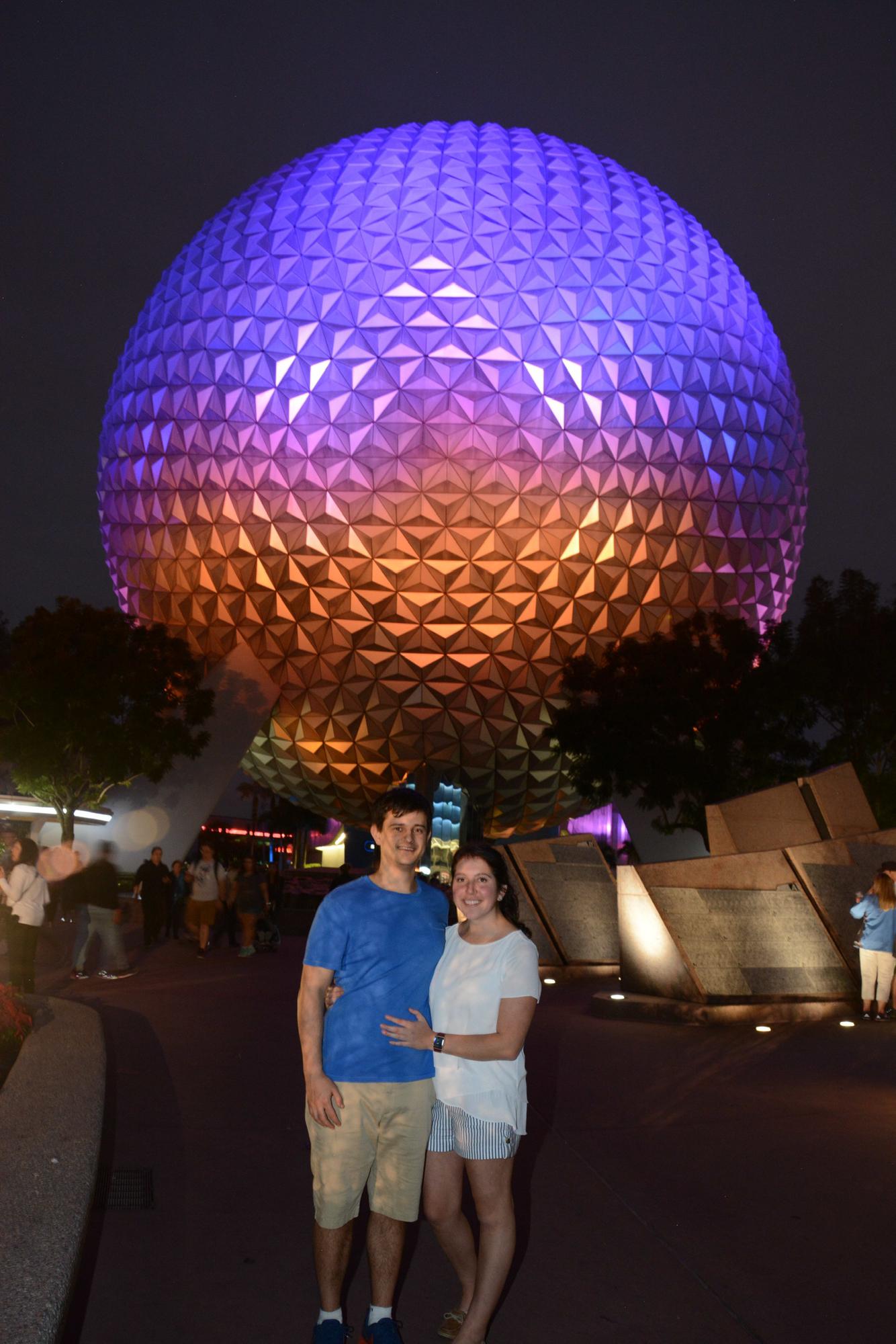 Our first flight was a trip to Orlando to visit Tiffany and Ryan as well as Disney.