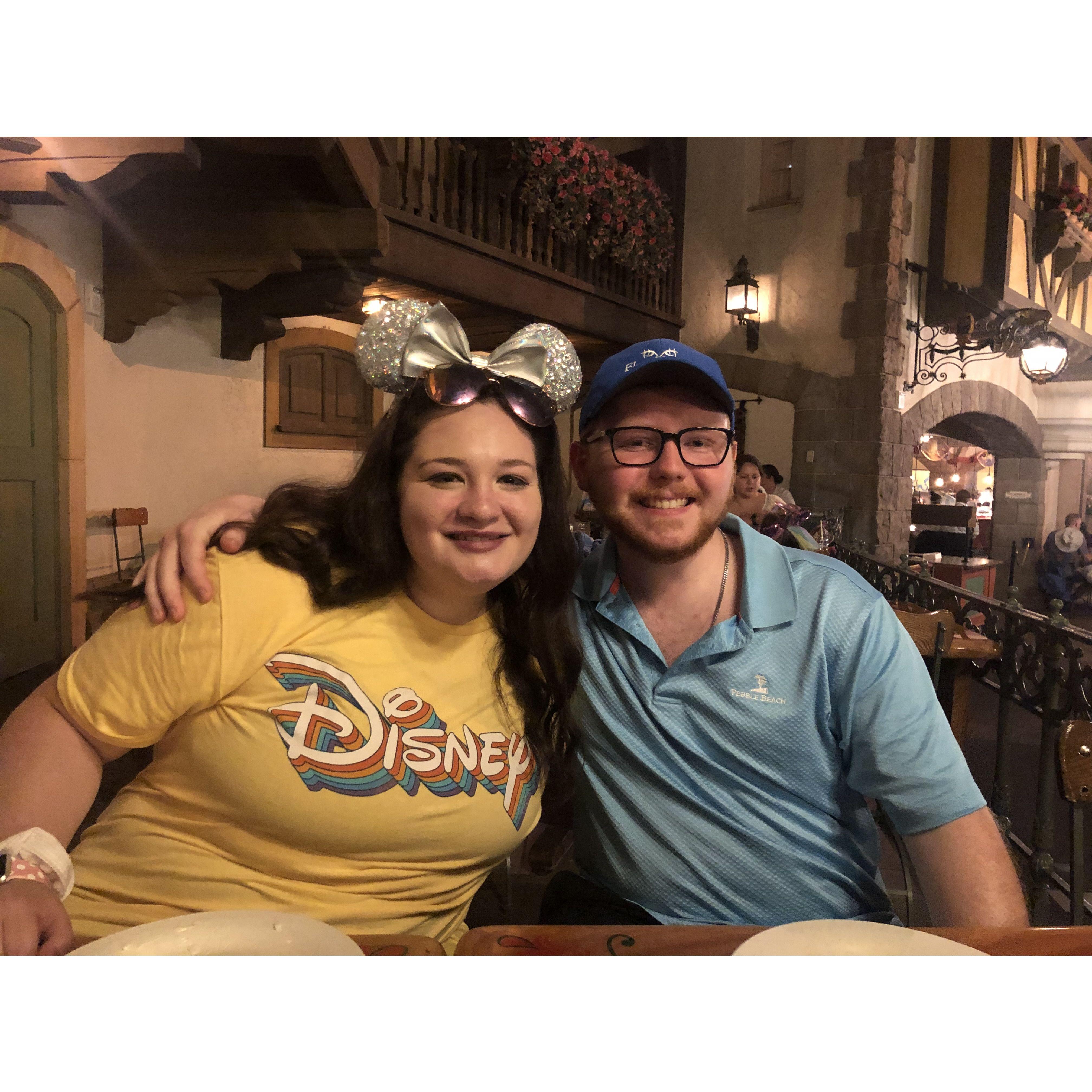 Biergarten in Epcot.