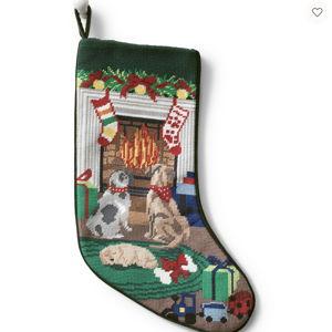Needlepoint Christmas Stocking