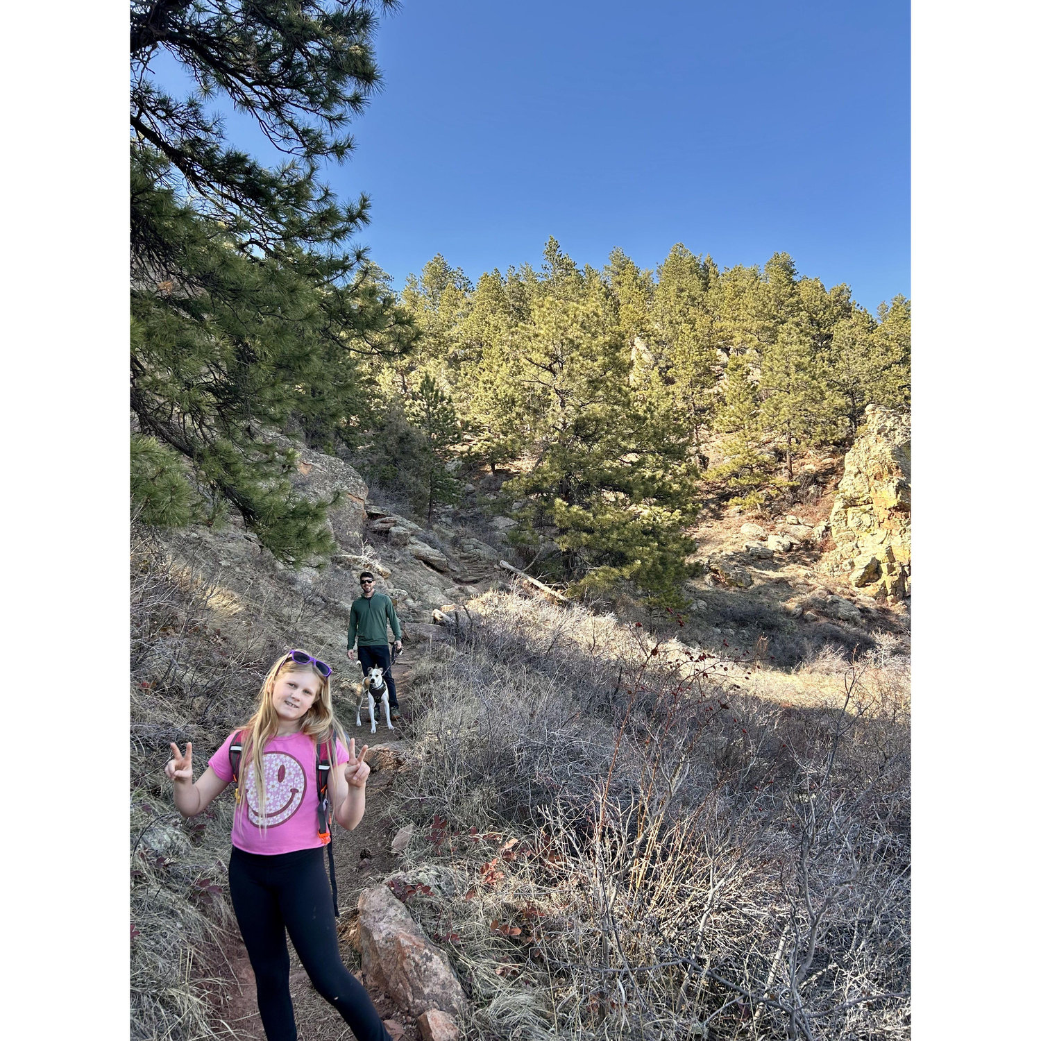 First non-snowy hike of the year in March