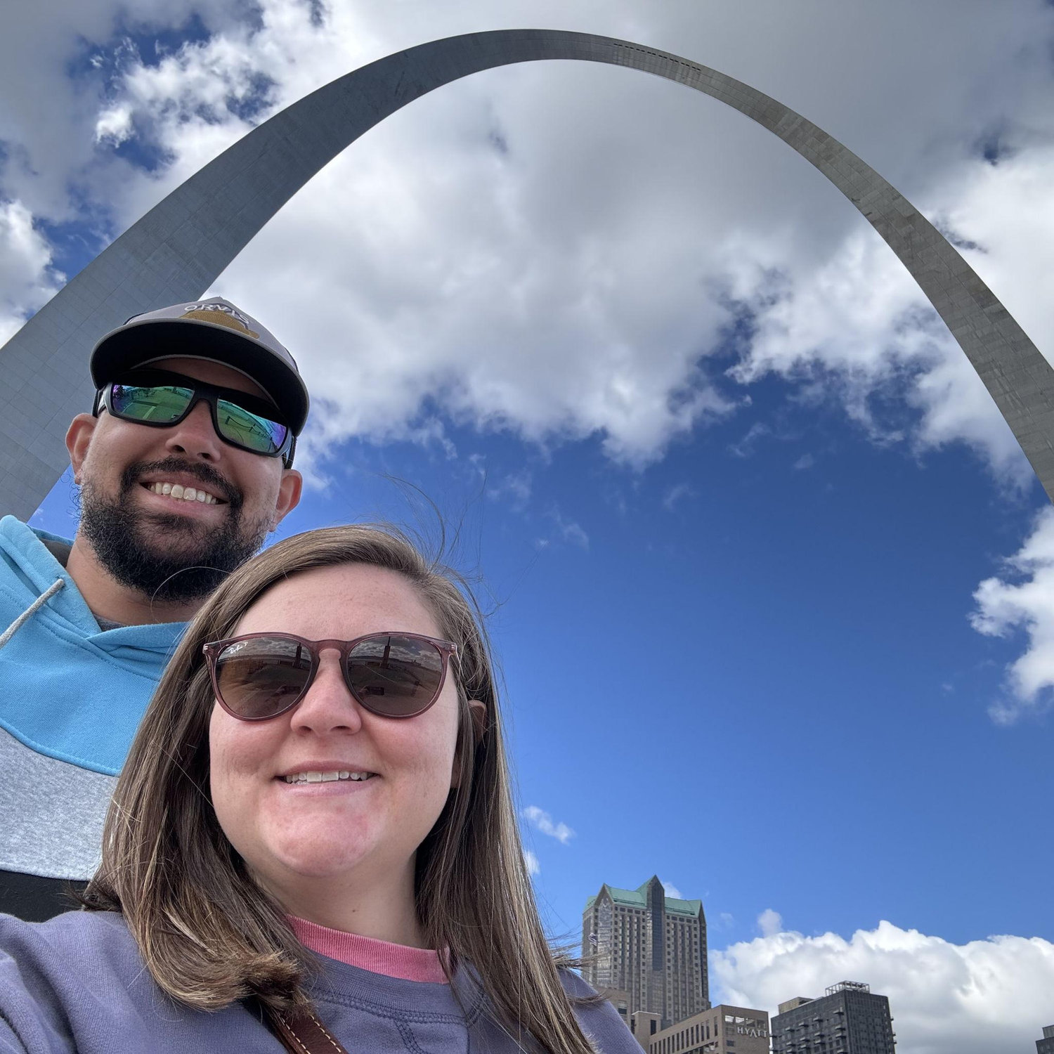 Alex showing Kathryn around St. Louis, his hometown!