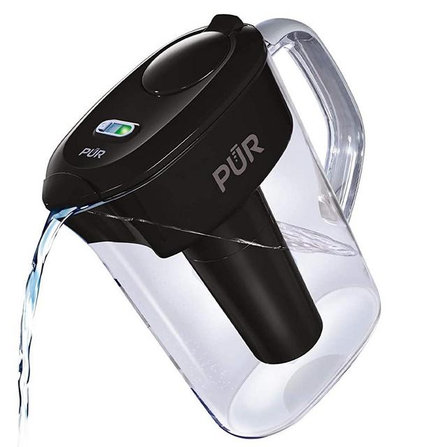 PUR PPT711B Ultimate Filtration Water Filter Pitcher, 7 Cup (Black)