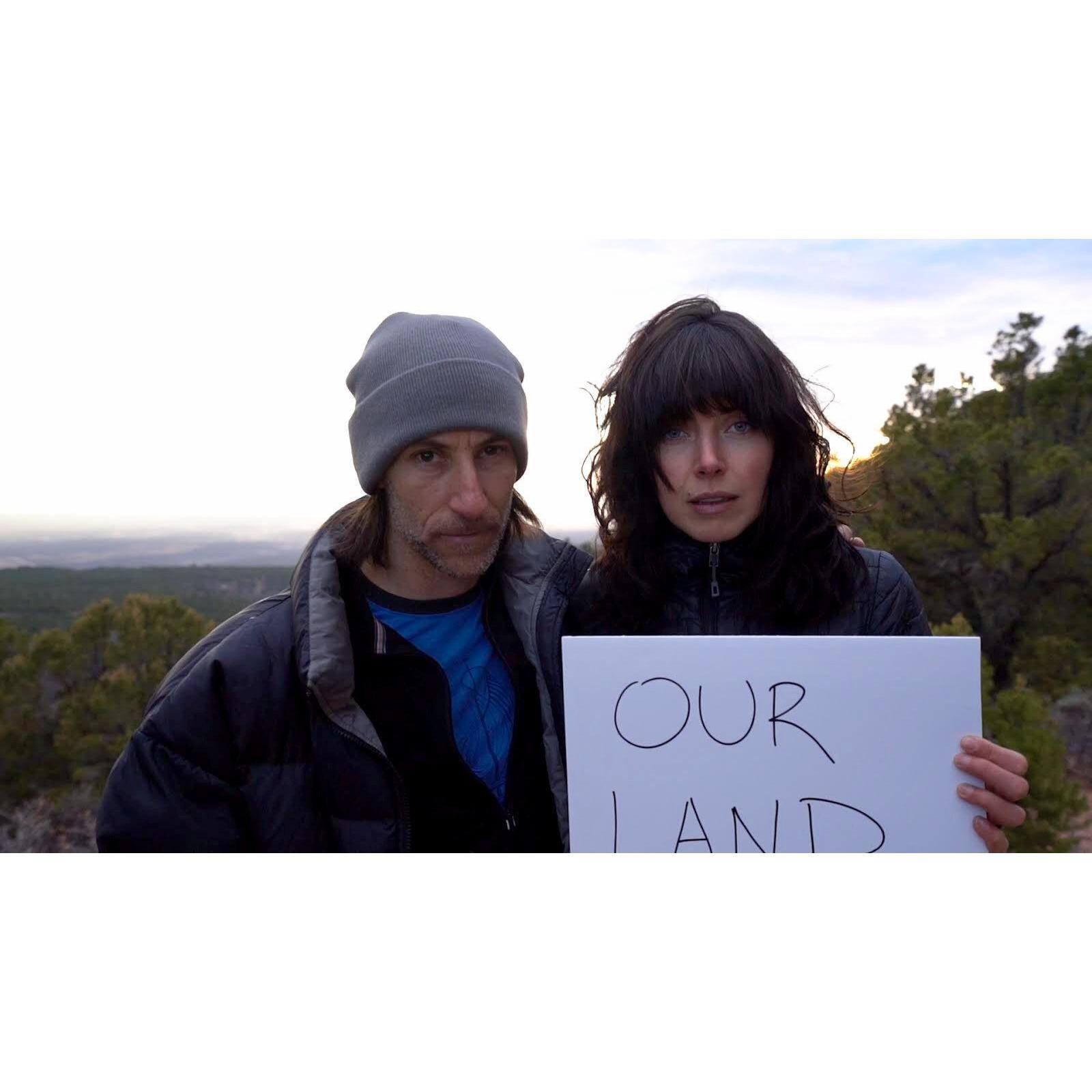 Looking fierce for the Our Land project.
