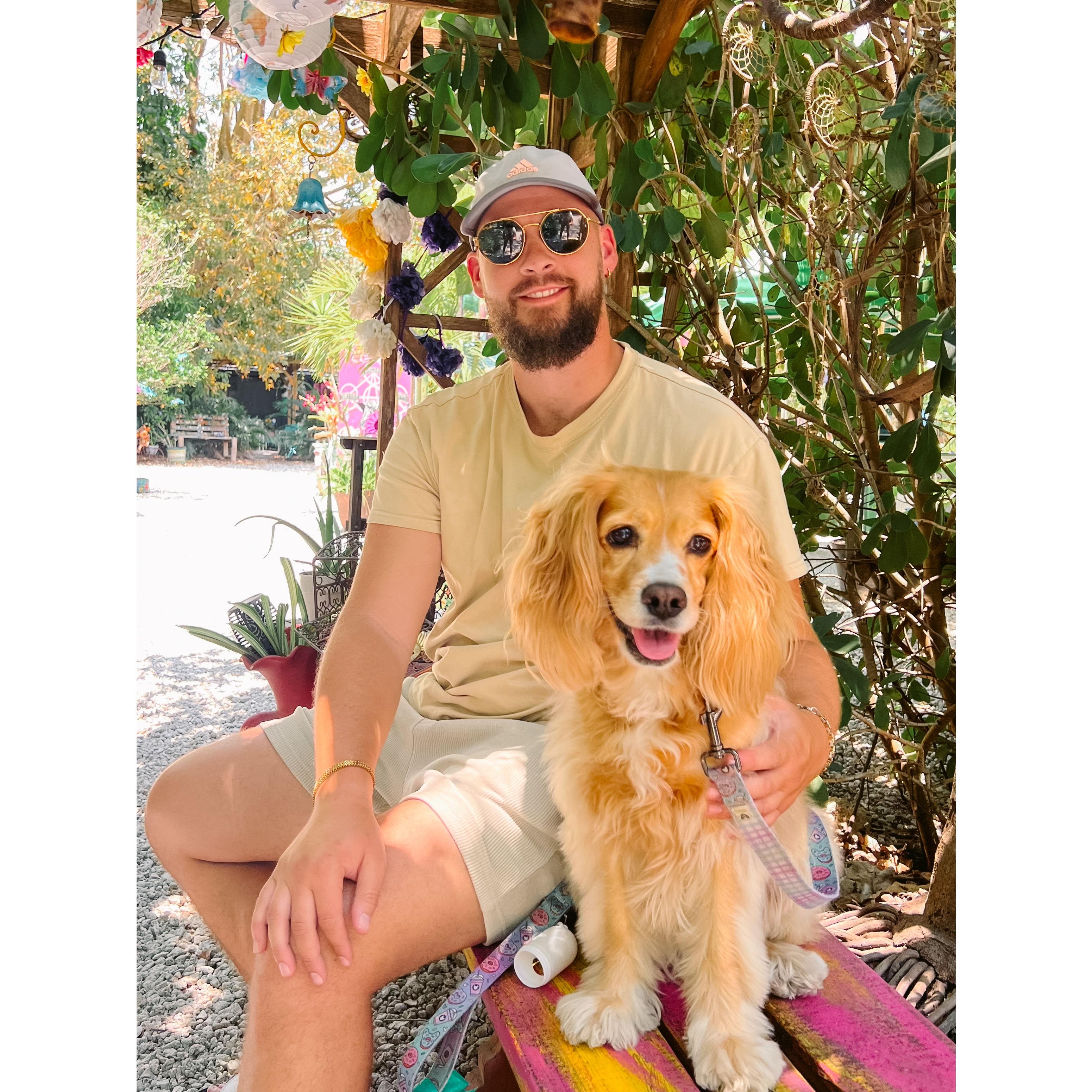 Our beautiful fur baby, Lola! She's grown with us over the past 5 years and brings so much joy to our home and lives.