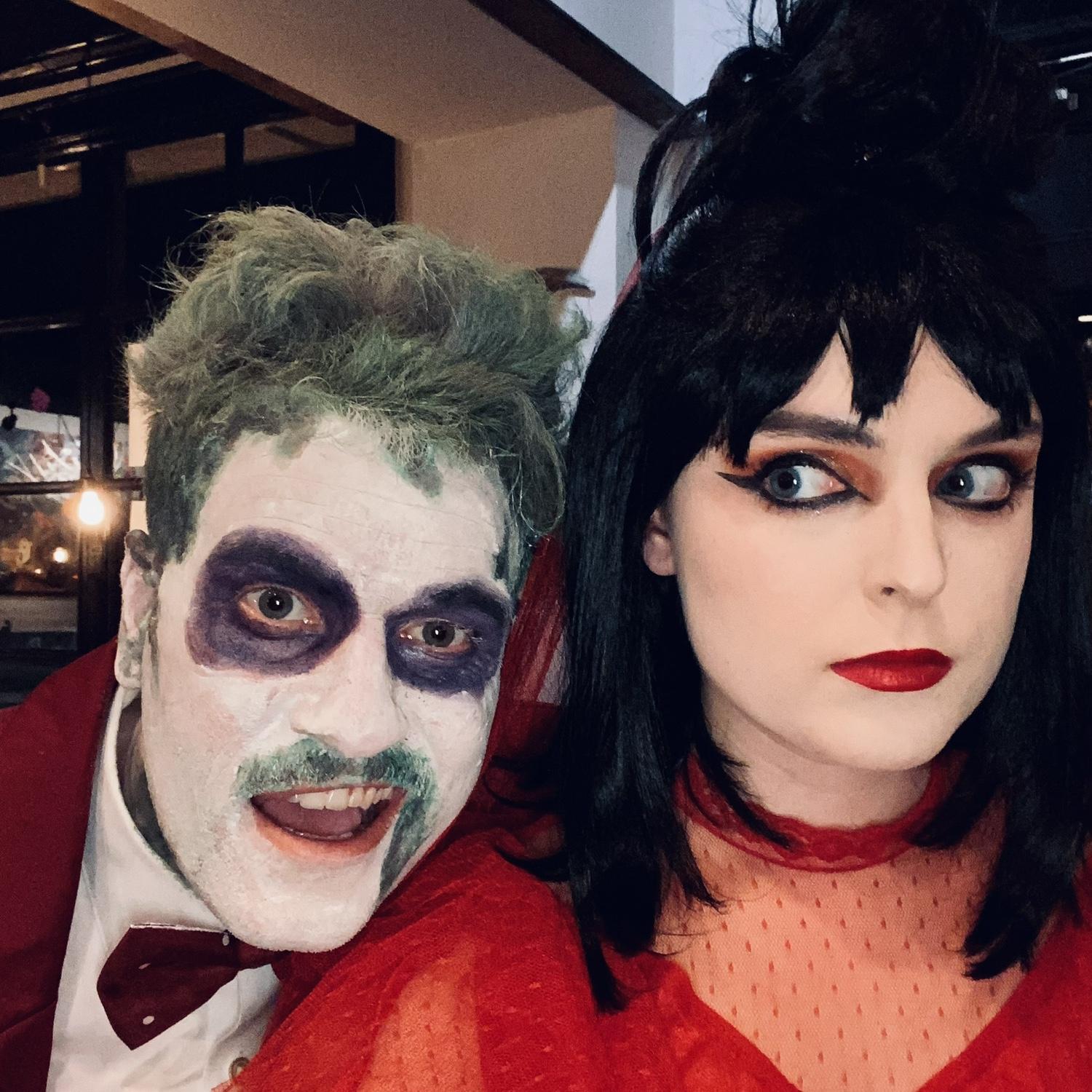 Part two of our second Halloween, Lydia and Beetlejuice
