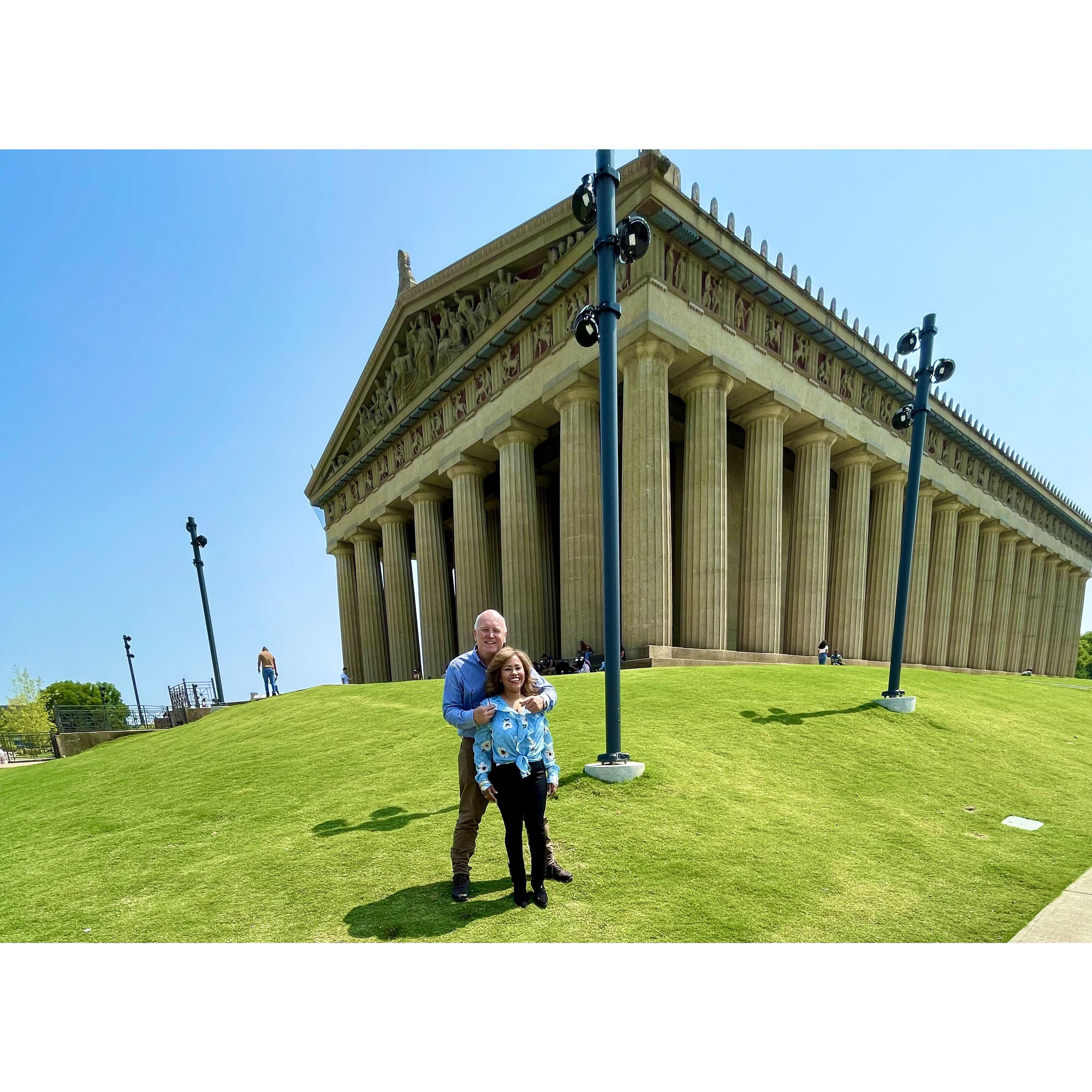 A Spring day at the Partheon.