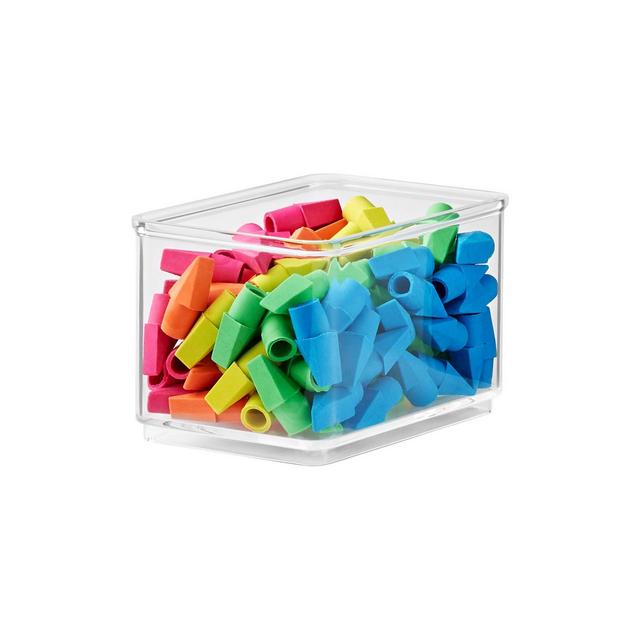 The Home Edit Small Insert Bins, Pack of 6, 4.68” x 3.12” x 2.95” Plastic Modular Storage System