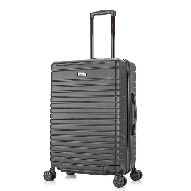 InUSA Deep Lightweight Hardside Spinner Suitcase - Black