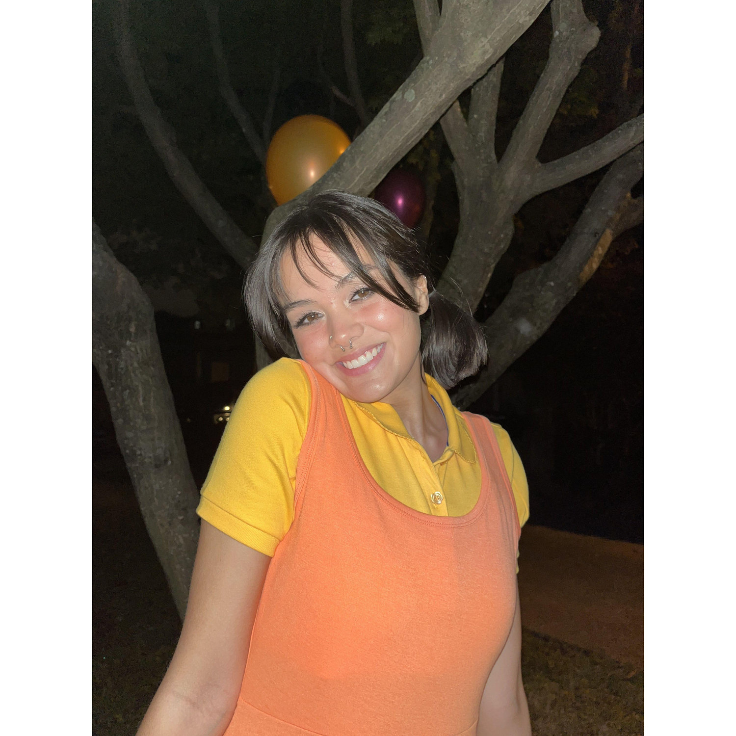 October 30, 2021 - Nia was dressed up as the doll from Squid Game