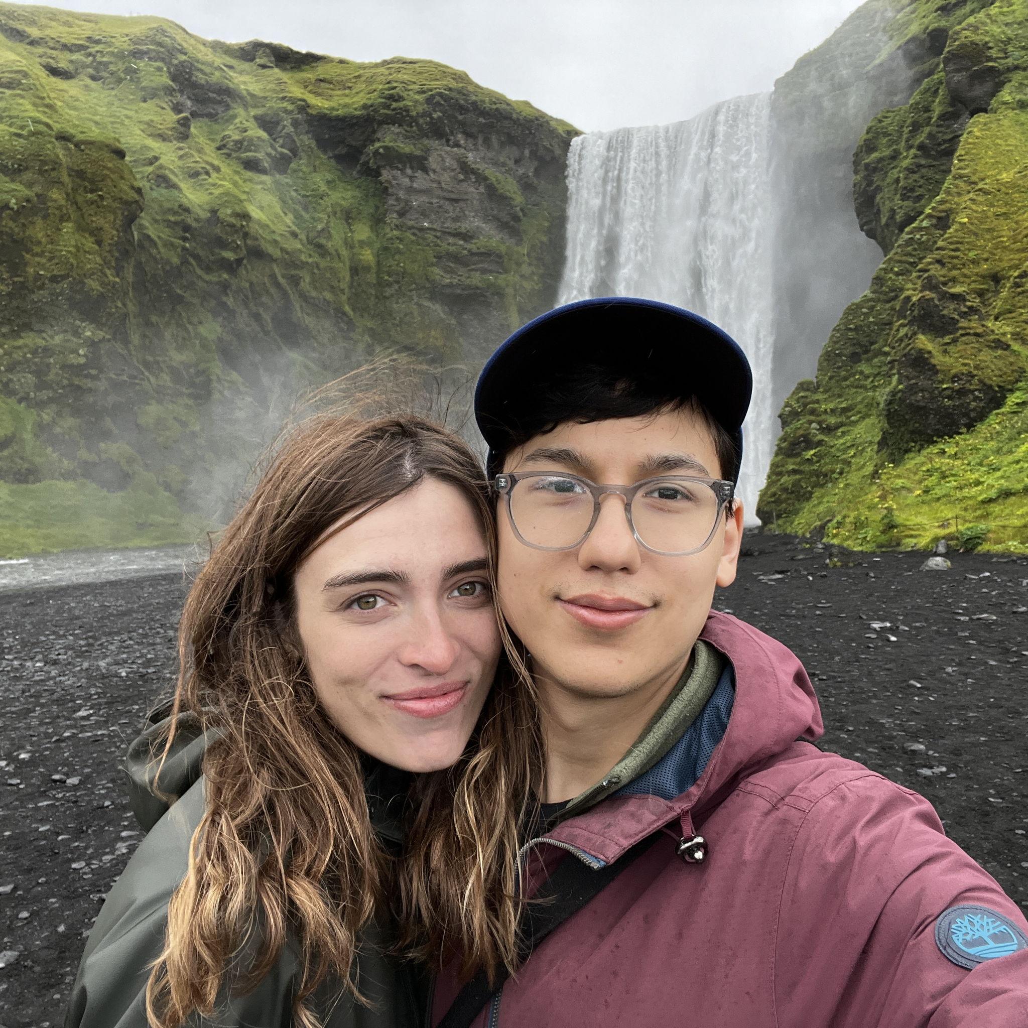 By the Skogafoss Waterfall in Iceland, August 2024