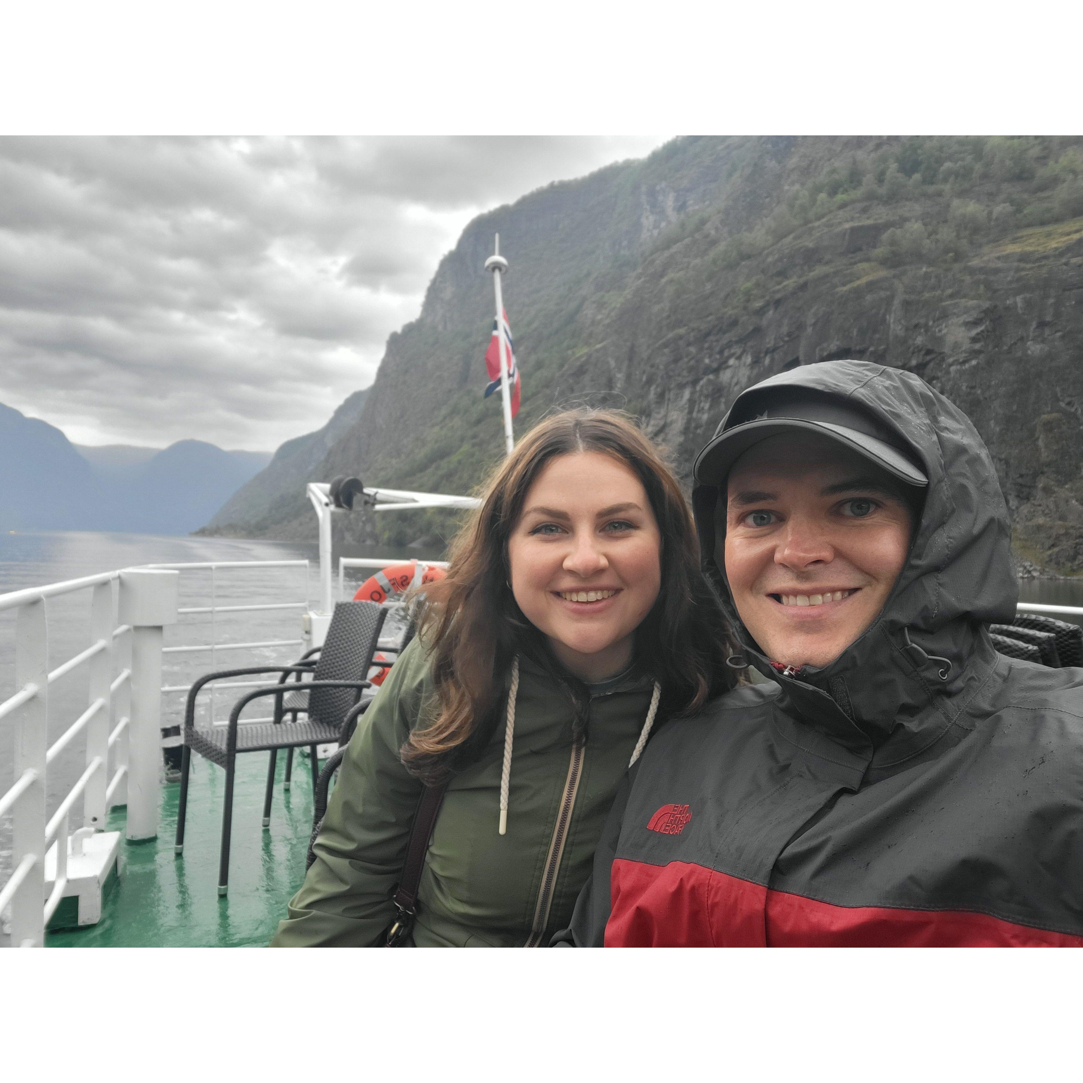 Ferry ride through Sognefjord, Norway