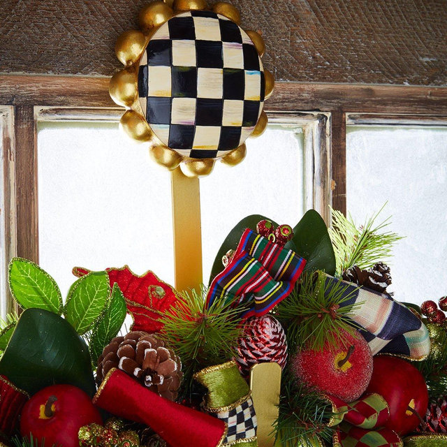 MacKenzie-Childs Courtly Check Wreath Hanger