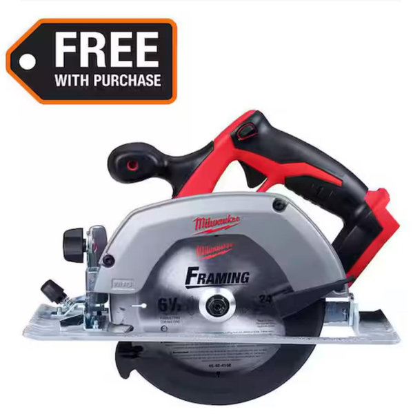 Milwaukee M18 18V Lithium-Ion Cordless 6-1/2 in. Circular Saw (Tool-Only) 2630-20