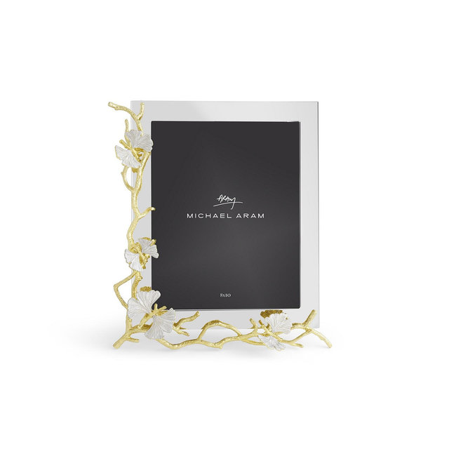 Michael Aram Butterfly Ginkgo Gold Reflective Frame, 8" x 10"