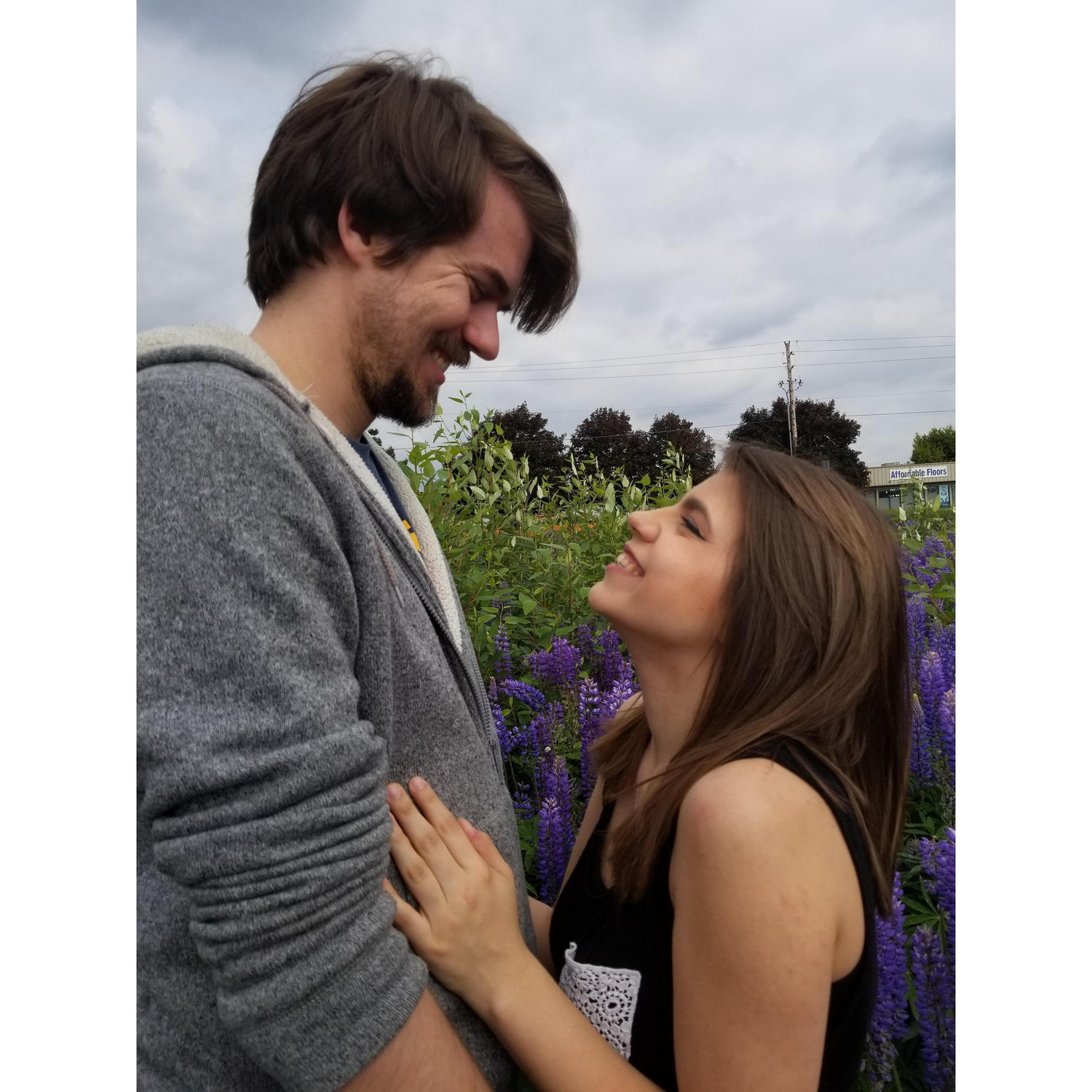 We found a field of flowers to take photos in, in Vancouver, Washington. May 2018