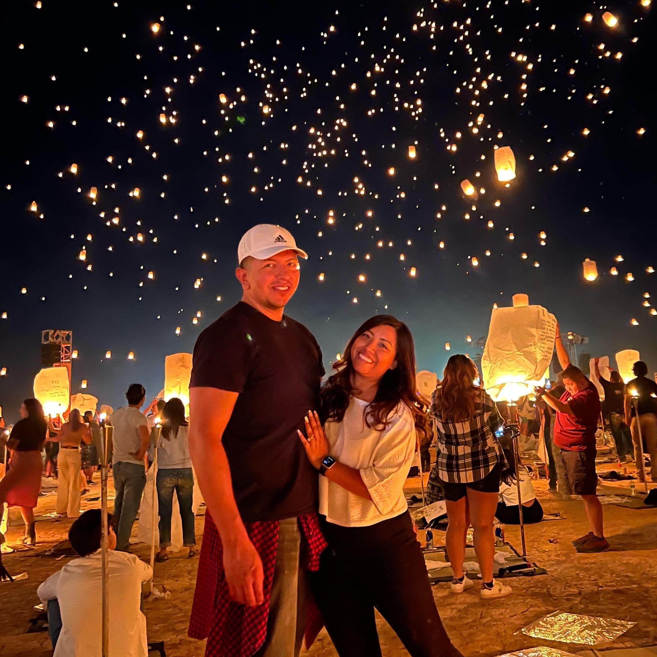 RISE Lantern Festival in the desert