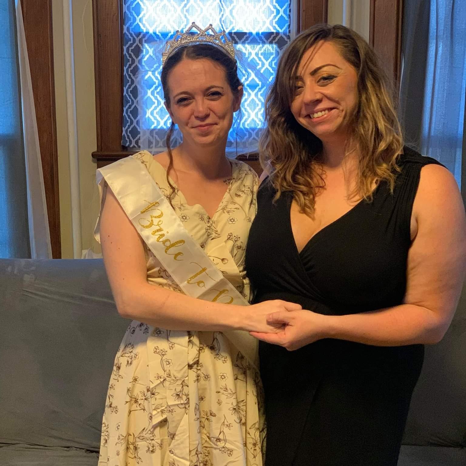 bride and Briar (one of the bridesmaids).