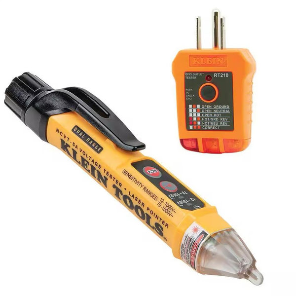 Klein Tools Non-Contact Voltage and GFCI Receptacle Test Kit