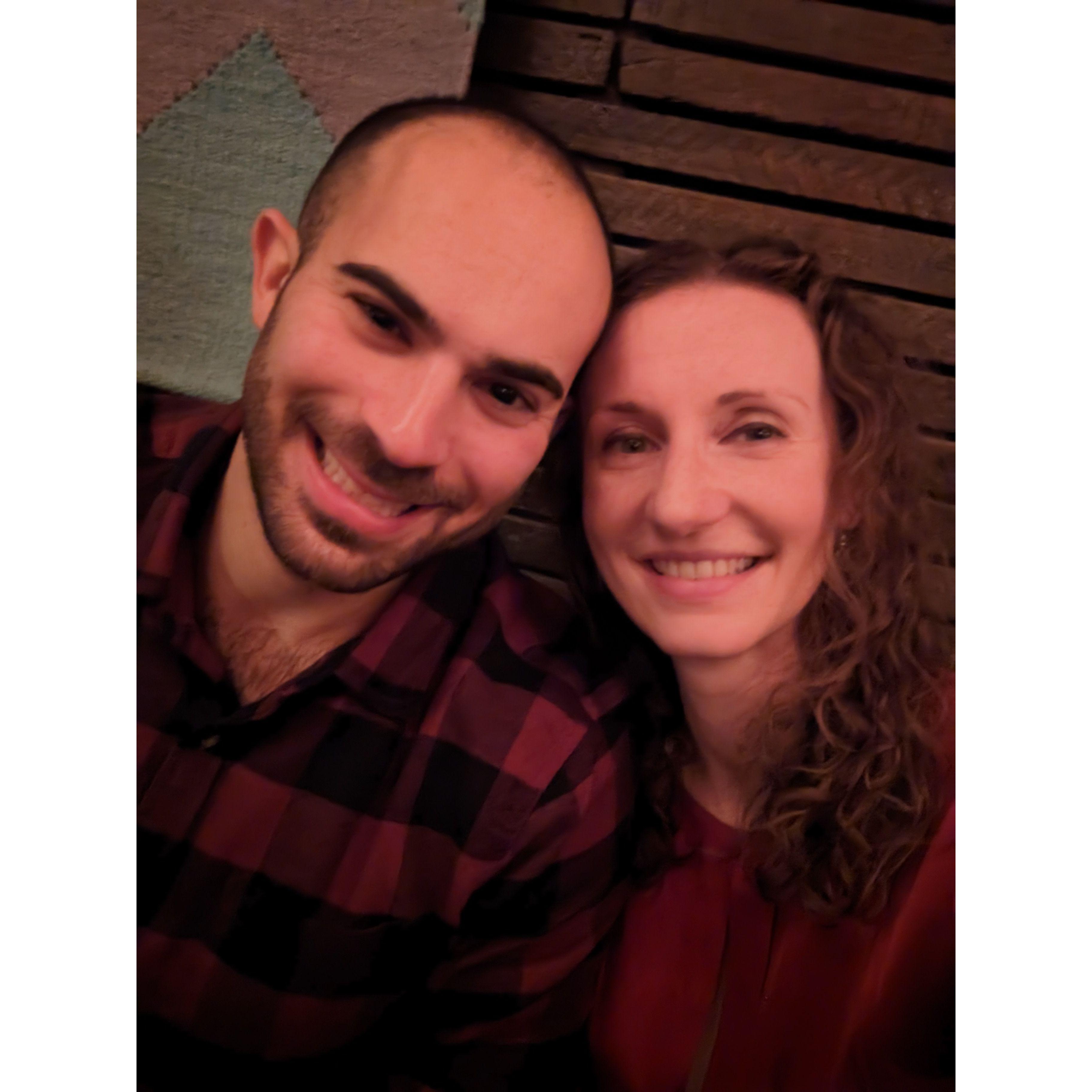 Celebrating Jesse getting his Masters - March 2023