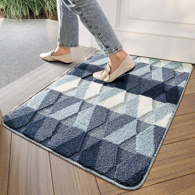 Steplively Door Mat Home Welcome Mats Outdoor and Indoor, Heavy-Duty  Low-Profile