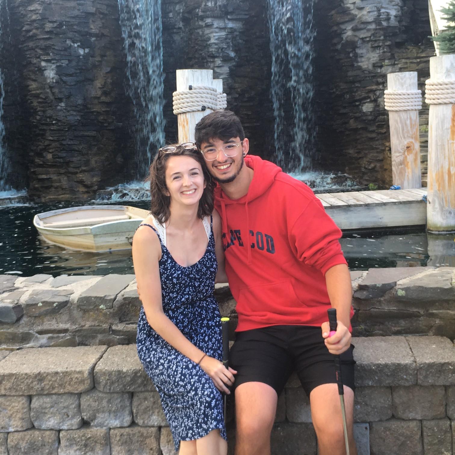 Mini golfing in August 2019; the weekend our parents met for the first time!