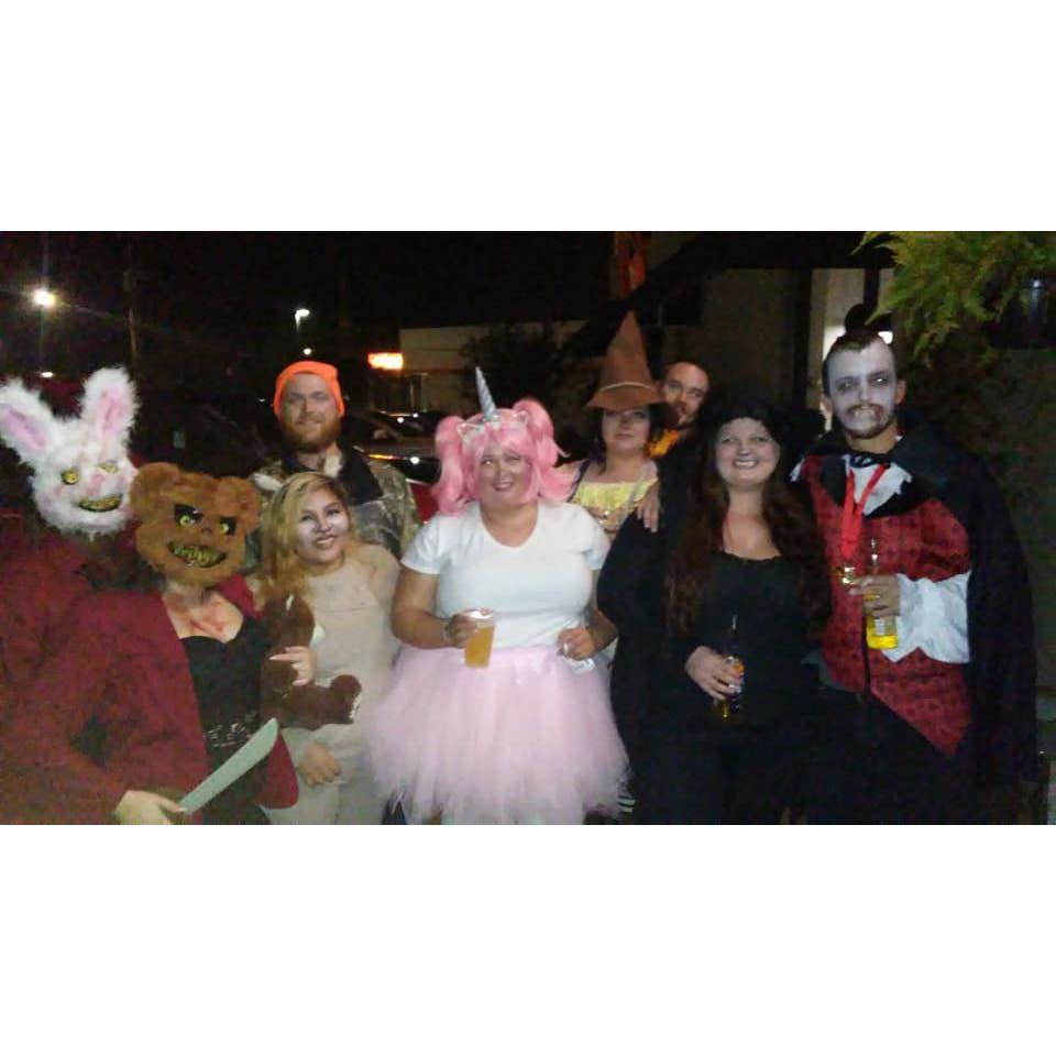 First Halloween together! With the crew!! 2018