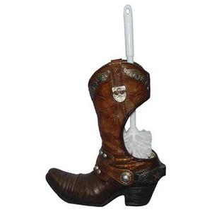Rivers Edge Products Cowboy Boot Toilet Brush Holder