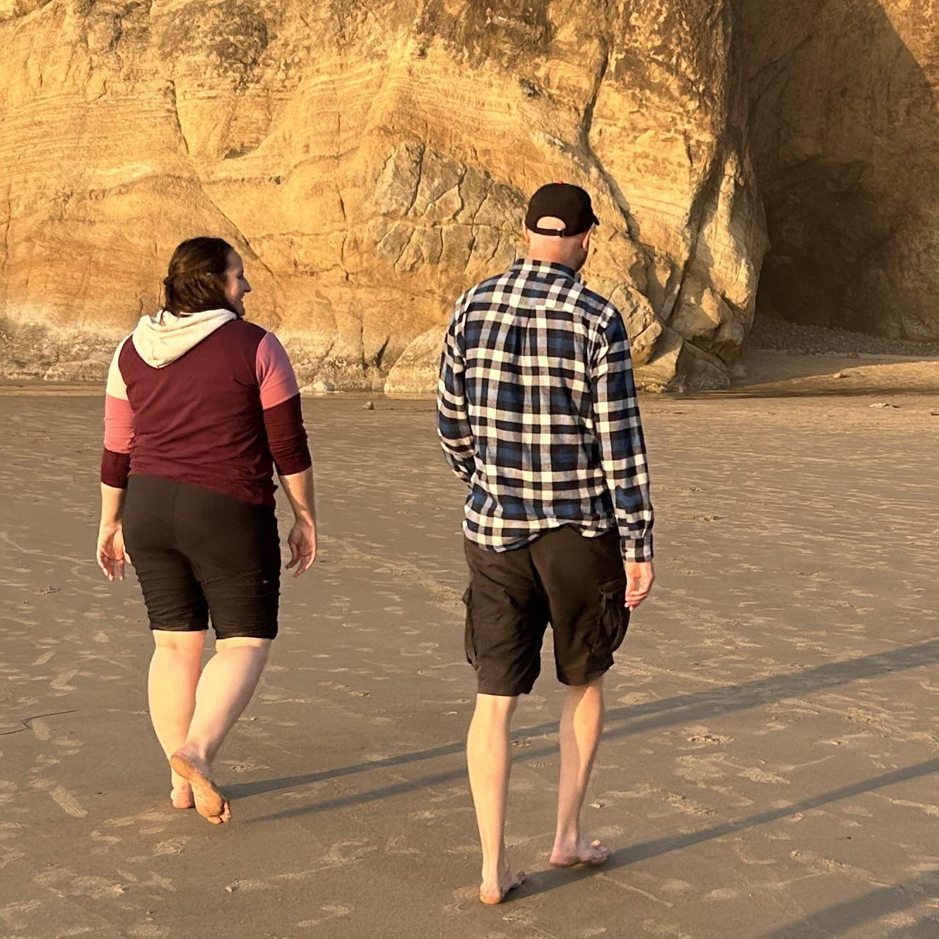 Visiting the Oregon Coast (before we were dating)