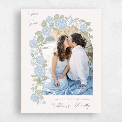 Blue Wedding Save the Date - Giselda Photo