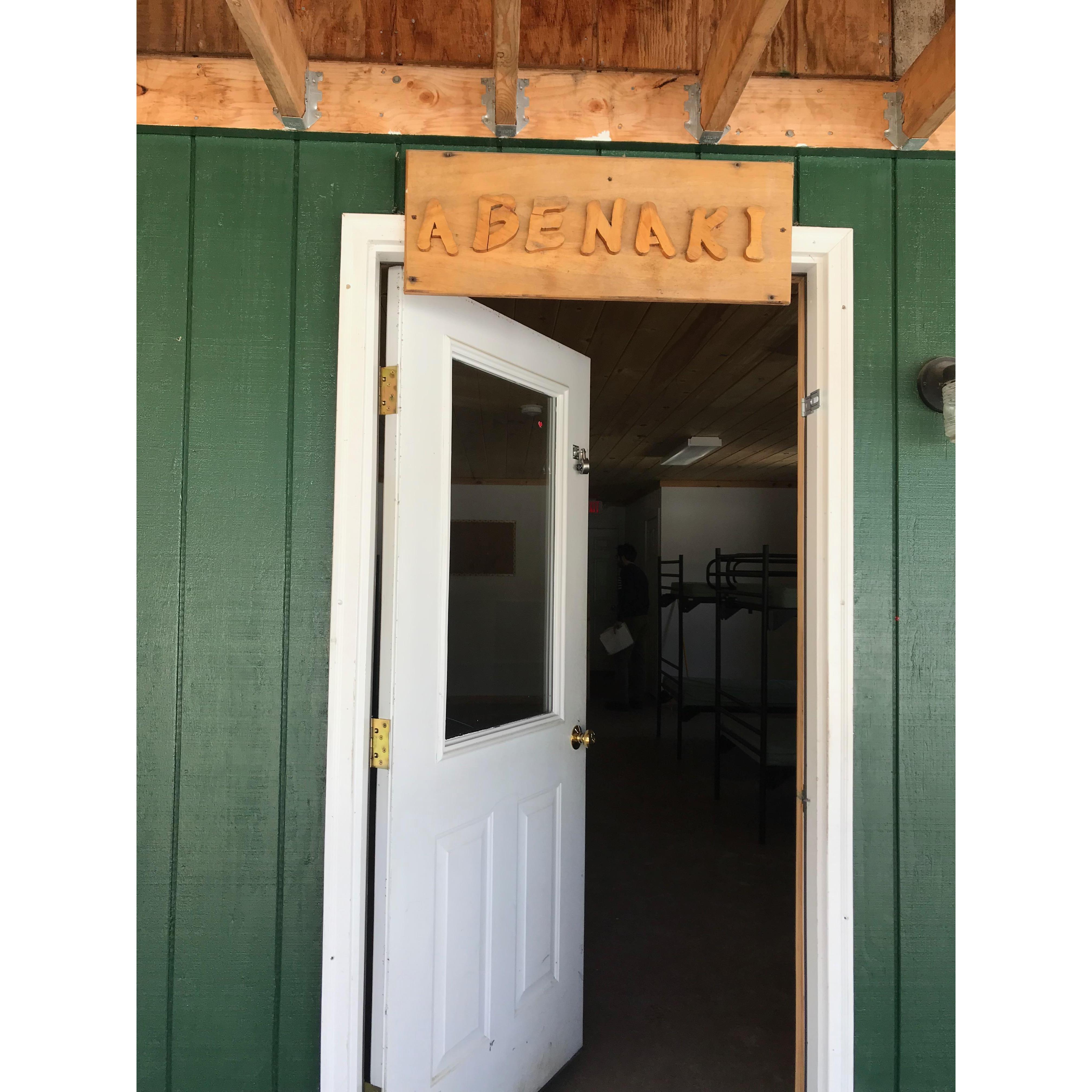 entrance to one of the cabins