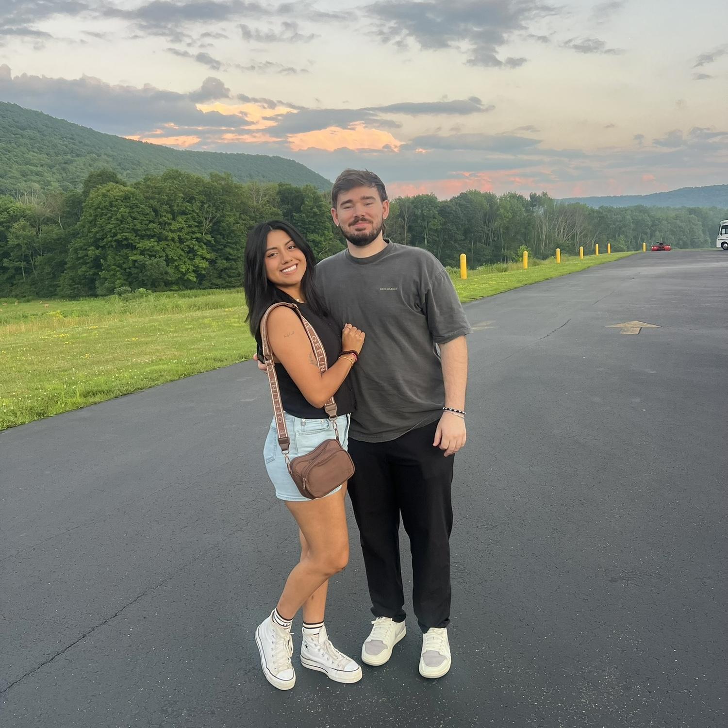 Visiting pretty places together 🥰