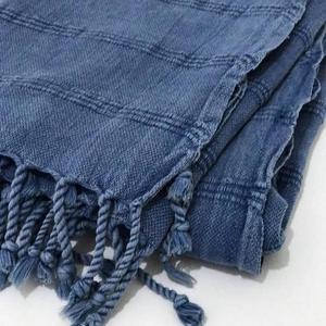 Turkish towel, blue stonewashed Turkish towel, Turkish cotton towel, Turkish beach towel, Turkish peshtemal, hammam towel, gift for him, spa