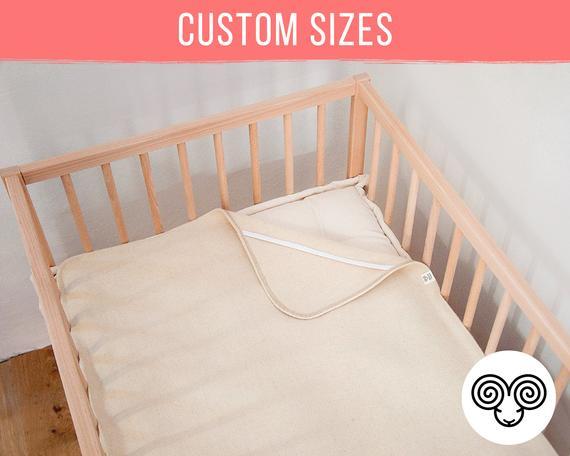 Wool Puddle Pad for Baby Mattress