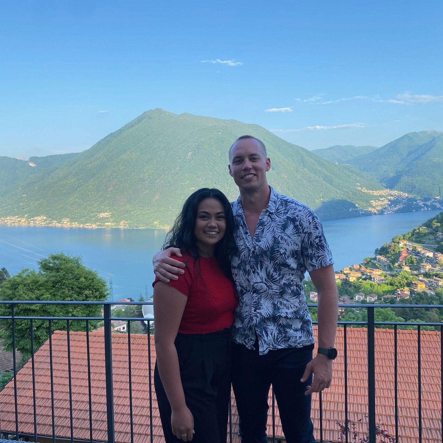 One of our first trips together! Lake Como, Italy, May 2023.