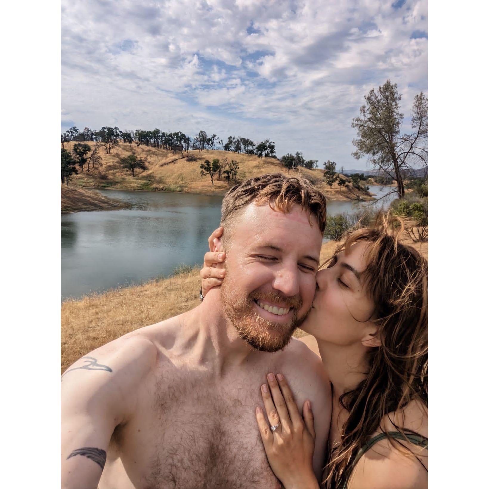 Right after we got engaged (June 10th 2023) :)