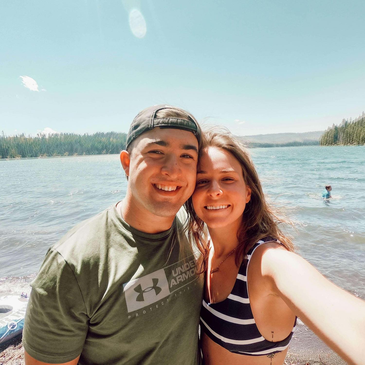 On our 1 year anniversary.