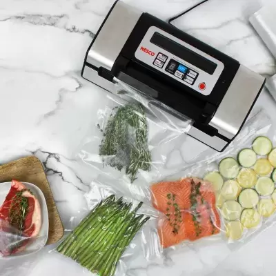 Nesco® Deluxe Vacuum Sealer in Stainless Steel/Black