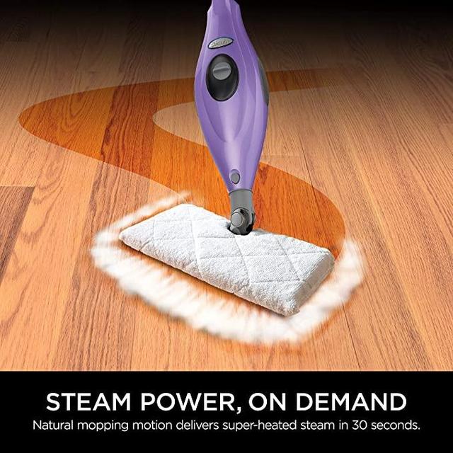 Shark Steam Pocket Mop Hard Floor Cleaner with Swivel Steering XL Water Tank (S3501), 18 Feet Power cord