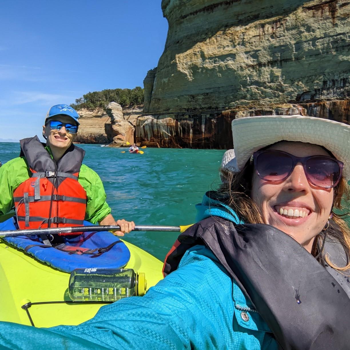 Kayaking Pictured Rocks 2022