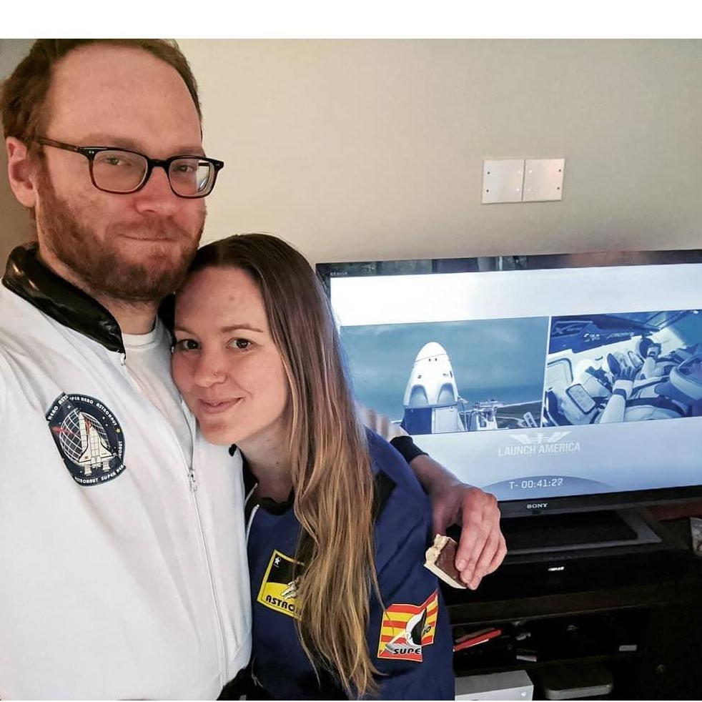 Got appropriately dressed to watch the SpaceX Launch May 2020