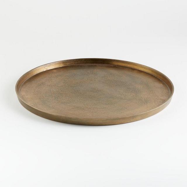 Element Metal Antiqued Brass Tray